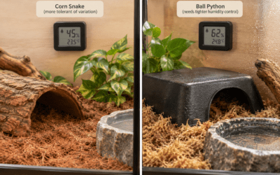 Corn snake vs ball python for beginners