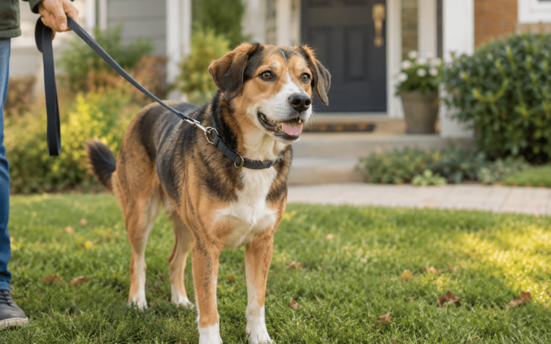 how to potty train an older rescue dog