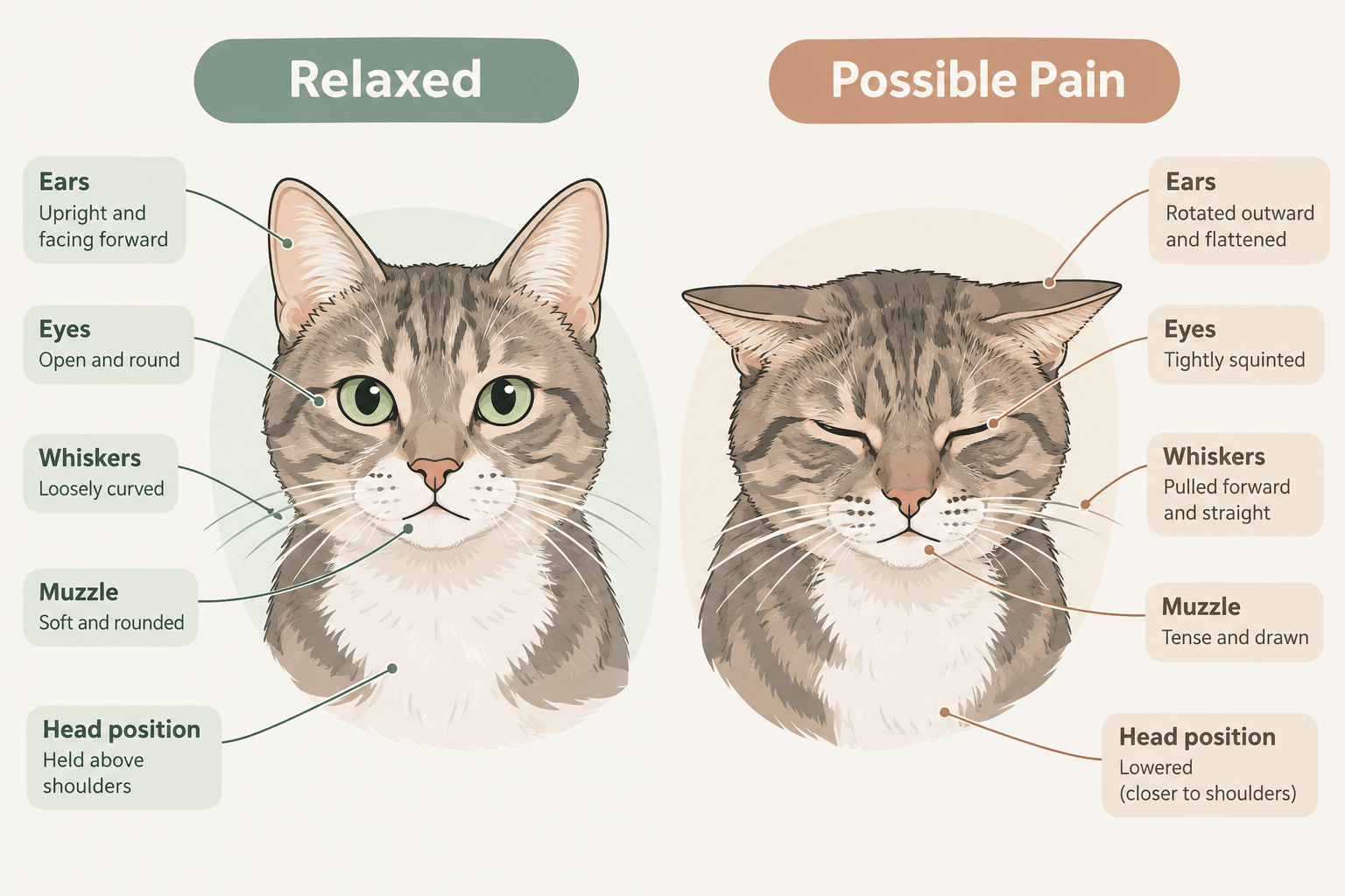 how to tell if a cat is in pain