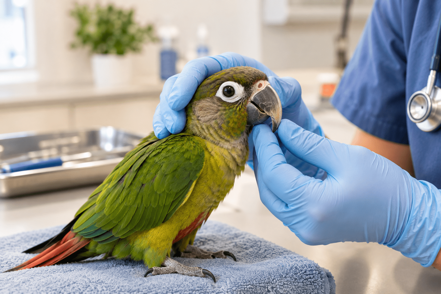 overgrown beak in birds