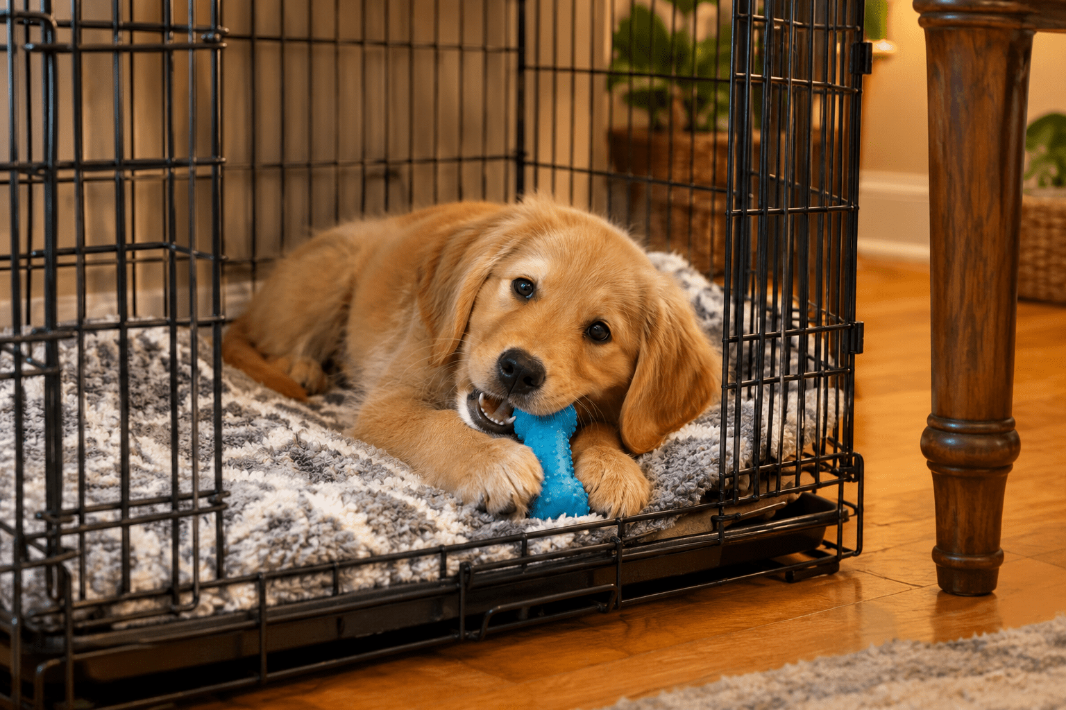 why does my puppy chew furniture